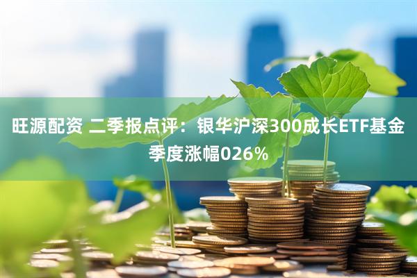 旺源配资 二季报点评:银华沪深300成长ETF基金季度涨幅026%